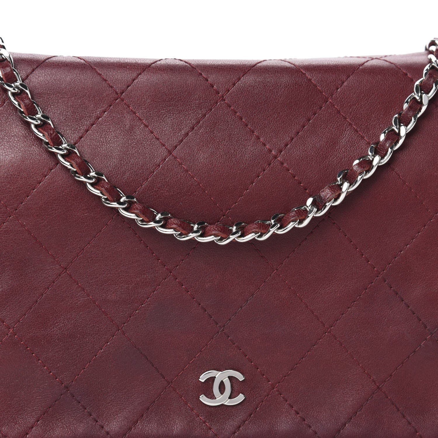 Chanel Lambskin Quilted Single Flap Red 13 of 13