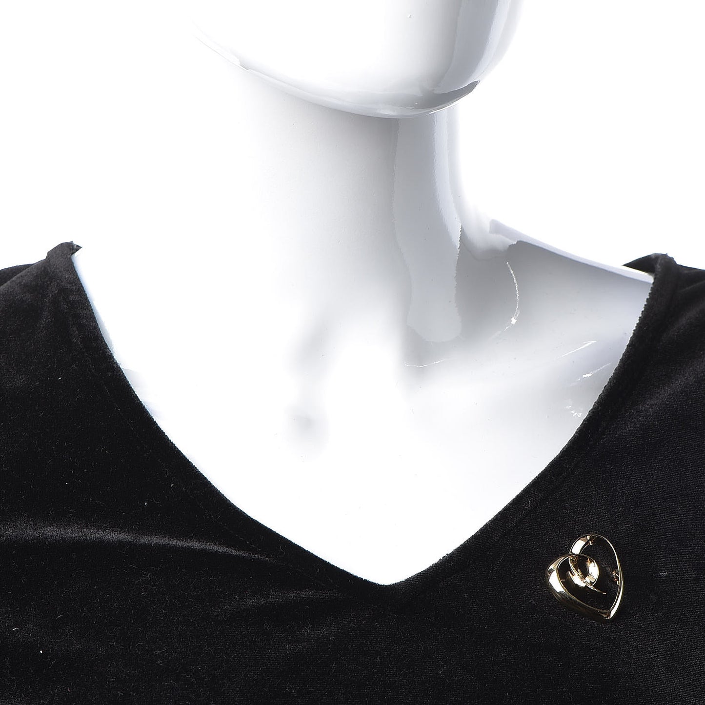 18K Yellow Gold Diamond Paloma Picasso Heart Pin Brooch