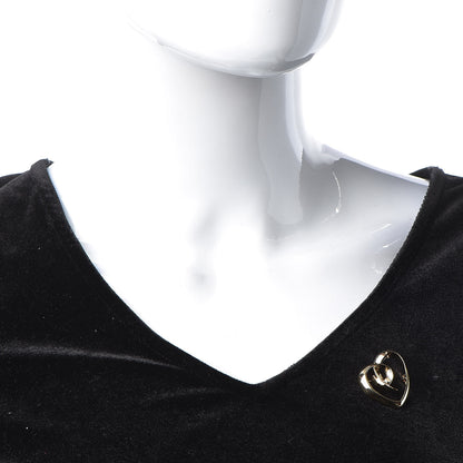 Tiffany 18K Yellow Gold Diamond Paloma Picasso Heart Pin Brooch 2 of 6