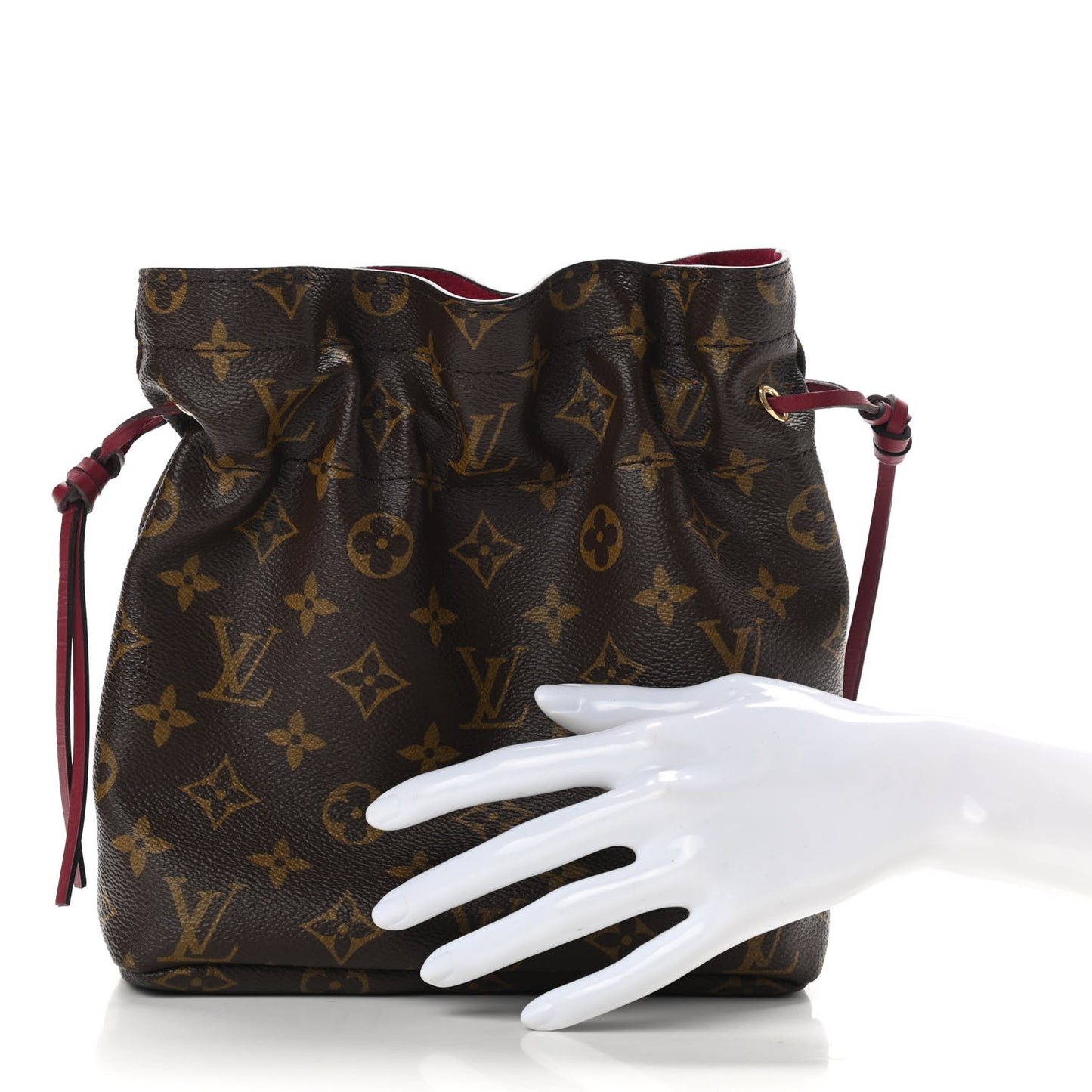 Monogram Pouch Noe Fuchsia