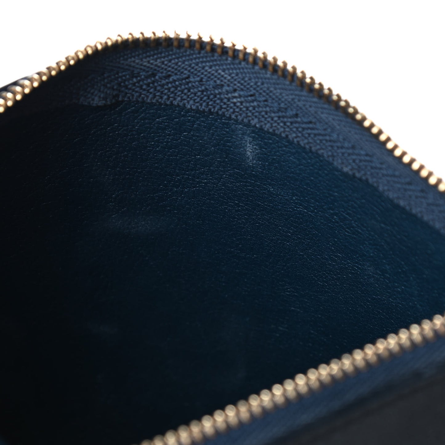 Shiny Smooth Calfskin Small Twisted Cabas Navy Black
