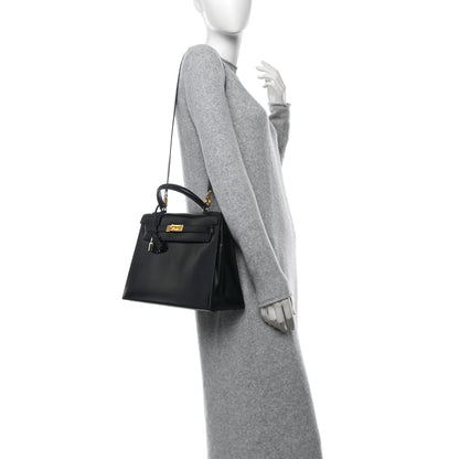 Hermes Box Kelly Sellier 32 Black 2 of 16