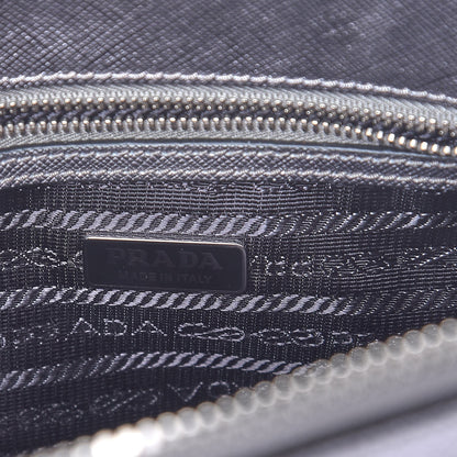 Prada Saffiano Lux Small Promenade Tote Cromo 7 of 8