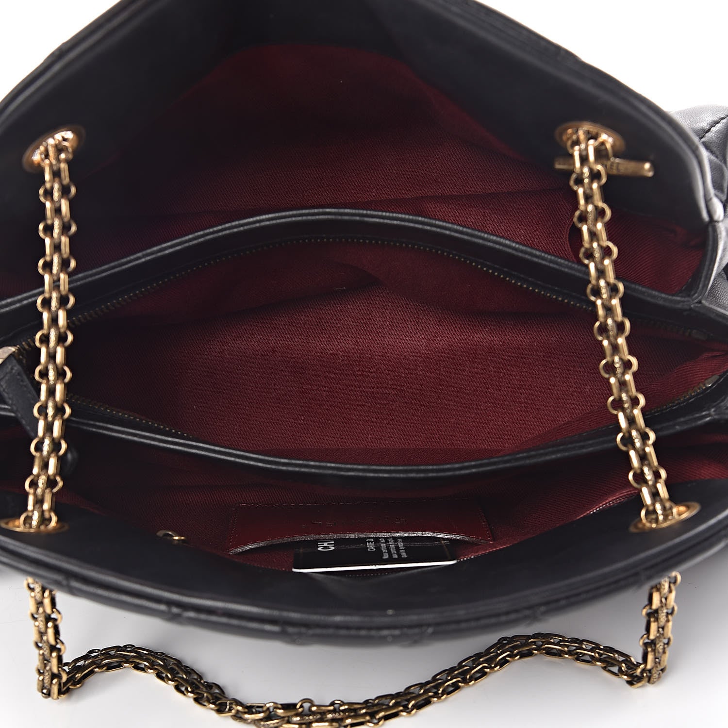Chanel Lambskin Quilted Medium Just Mademoiselle Black 5 of 10