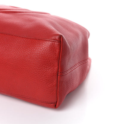 Gucci Pebbled Calfskin Medium Soho Chain Shoulder Bag Tabasco Red 12 of 12