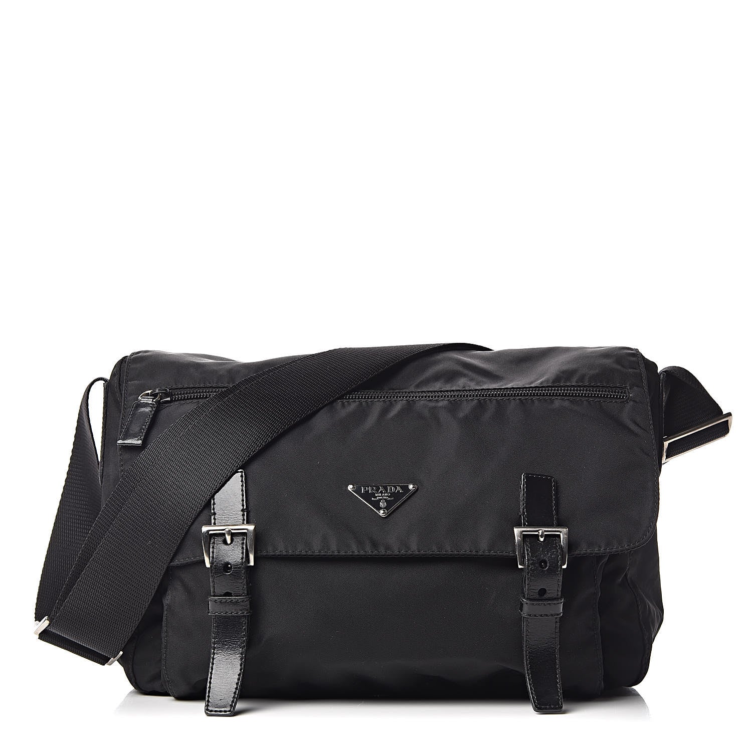 Prada Nylon Vela Sport Messenger Bag Black 1 of 13