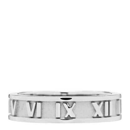 Tiffany 18K White Gold Diamond Atlas Ring 47 4 3 of 4