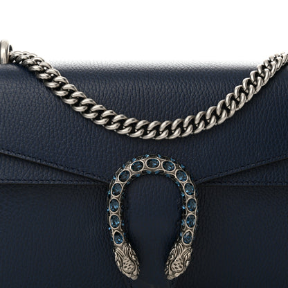 Gucci Dollar Calfskin Crystal Small Dionysus Shoulder Bag Blue Agata Montana Sapphire 8 of 12