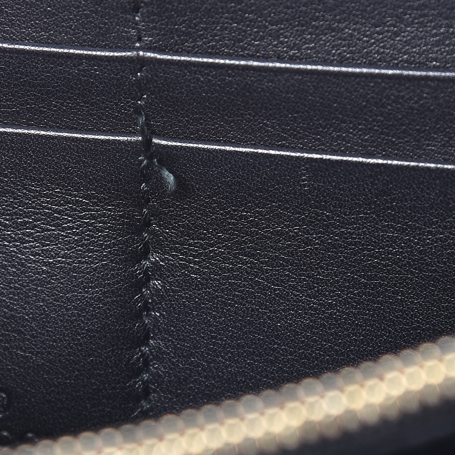 Gucci Guccissima Signature Microguccissima Bree Zip Around Wallet Black 6 of 9