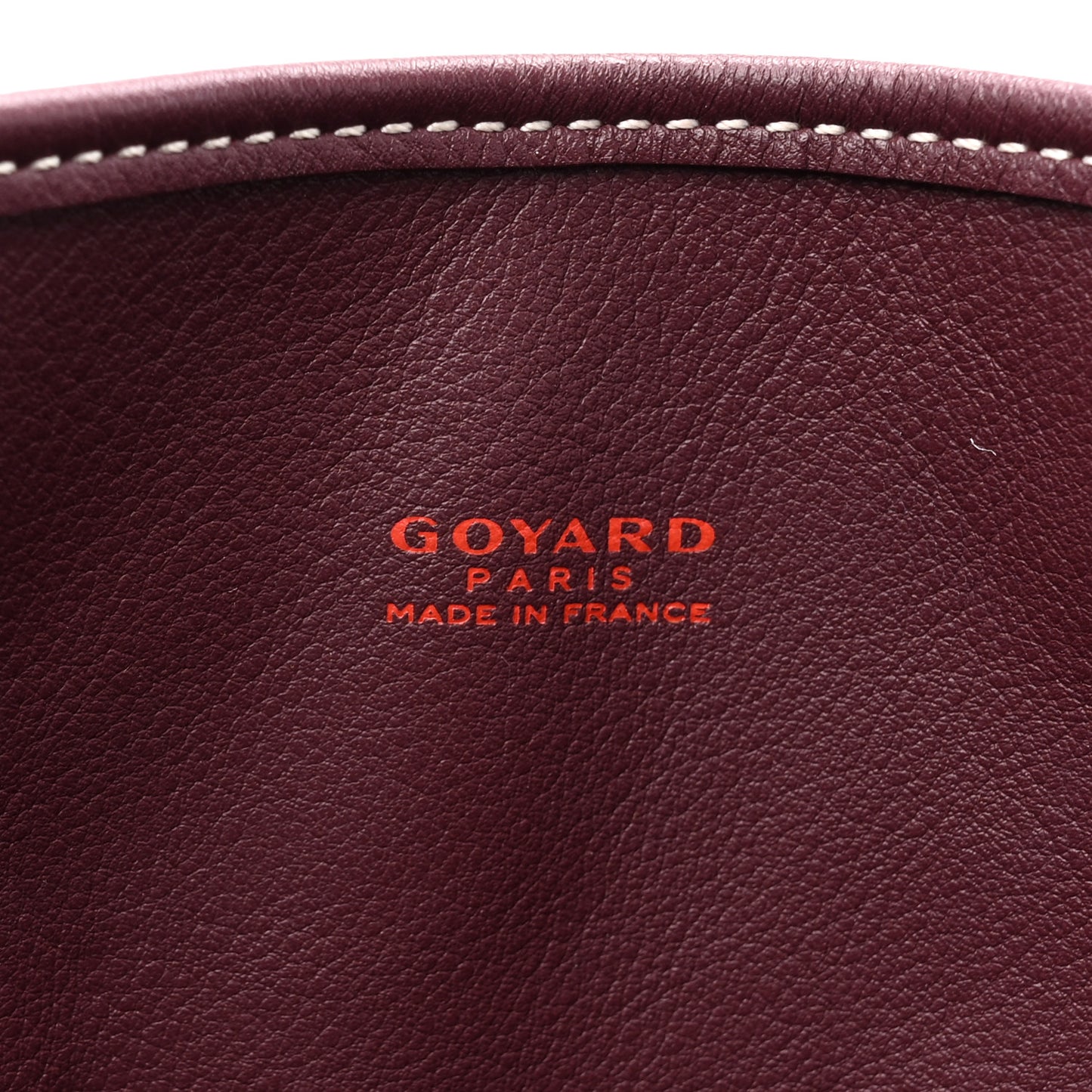 Goyardine Reversible Anjou PM Burgundy