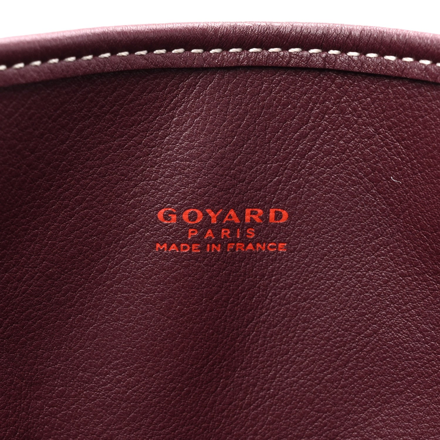 Goyard Goyardine Reversible Anjou PM Burgundy 10 of 17