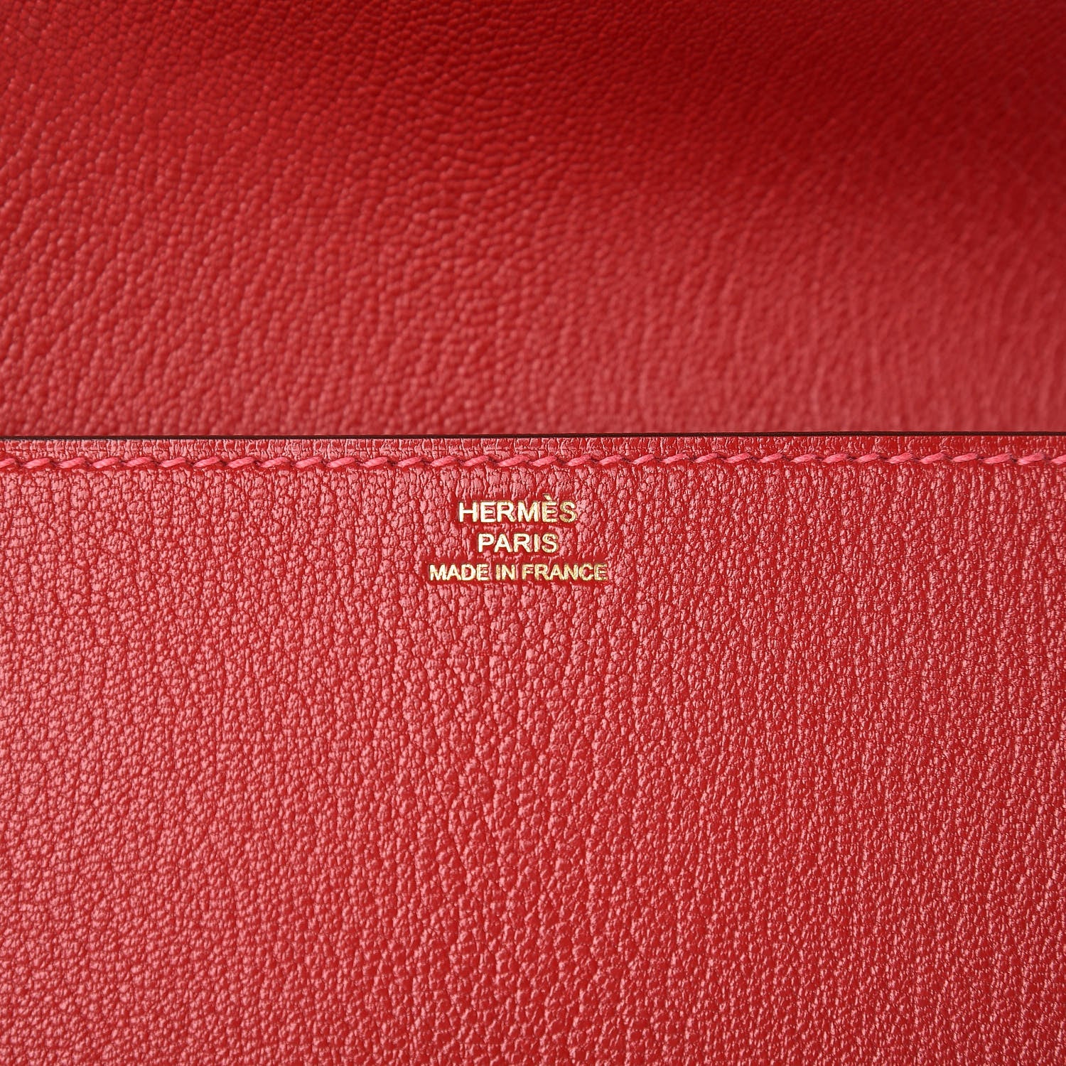 Hermes Chevre Mysore Medor 23 Clutch Rouge Casaque 6 of 11