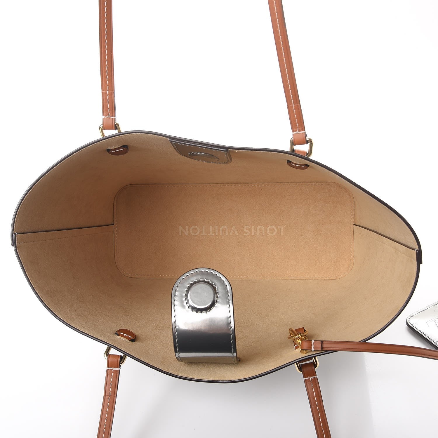 Louis Vuitton Vernis Long Beach PM Gris Metal 6 of 9