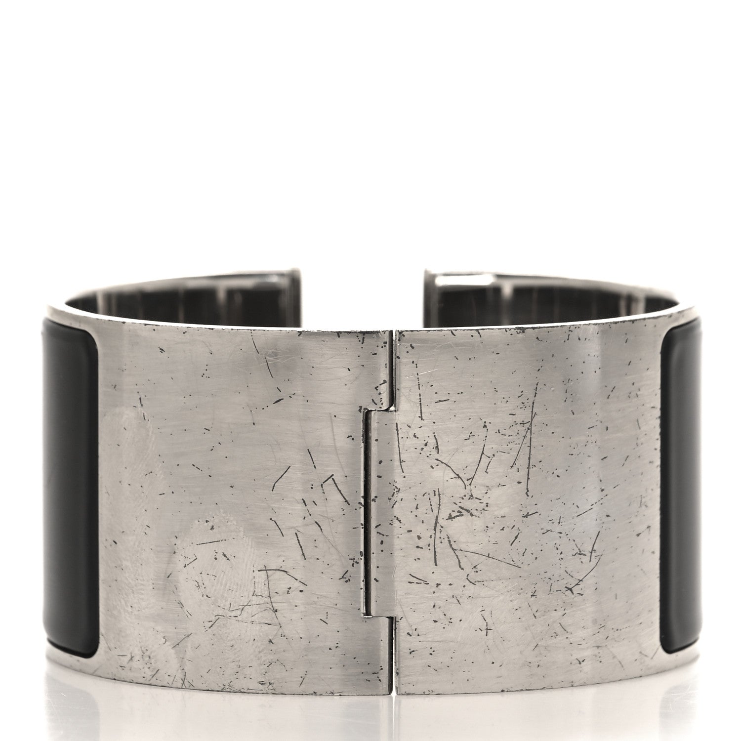 Hermes Enamel Extra Wide Clic Clac H Bracelet GM Black 3 of 4