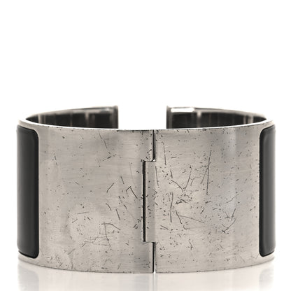Hermes Enamel Extra Wide Clic Clac H Bracelet GM Black 3 of 4