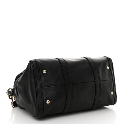 Gucci Calfskin Microguccissima Trim Medium Boston Black 4 of 16