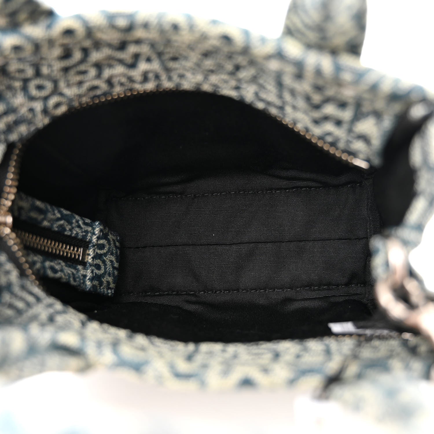 Marc Jacobs Cotton Washed Monogram Denim Mini Tote Bag 5 of 9