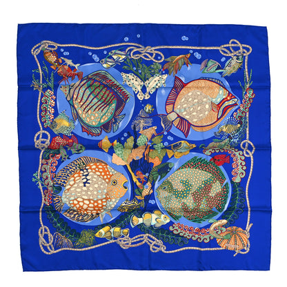 Hermes Silk Grands Fonds Scarf 90 1 of 3