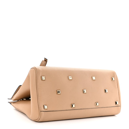 Salvatore Ferragamo Calfskin The Studio Bag Almond 4 of 12