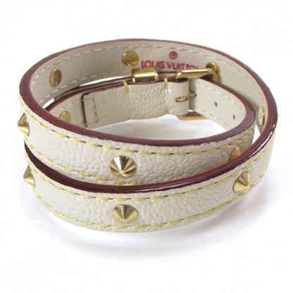 Louis Vuitton Suhali Double Tour Bracelet White 1 of 6