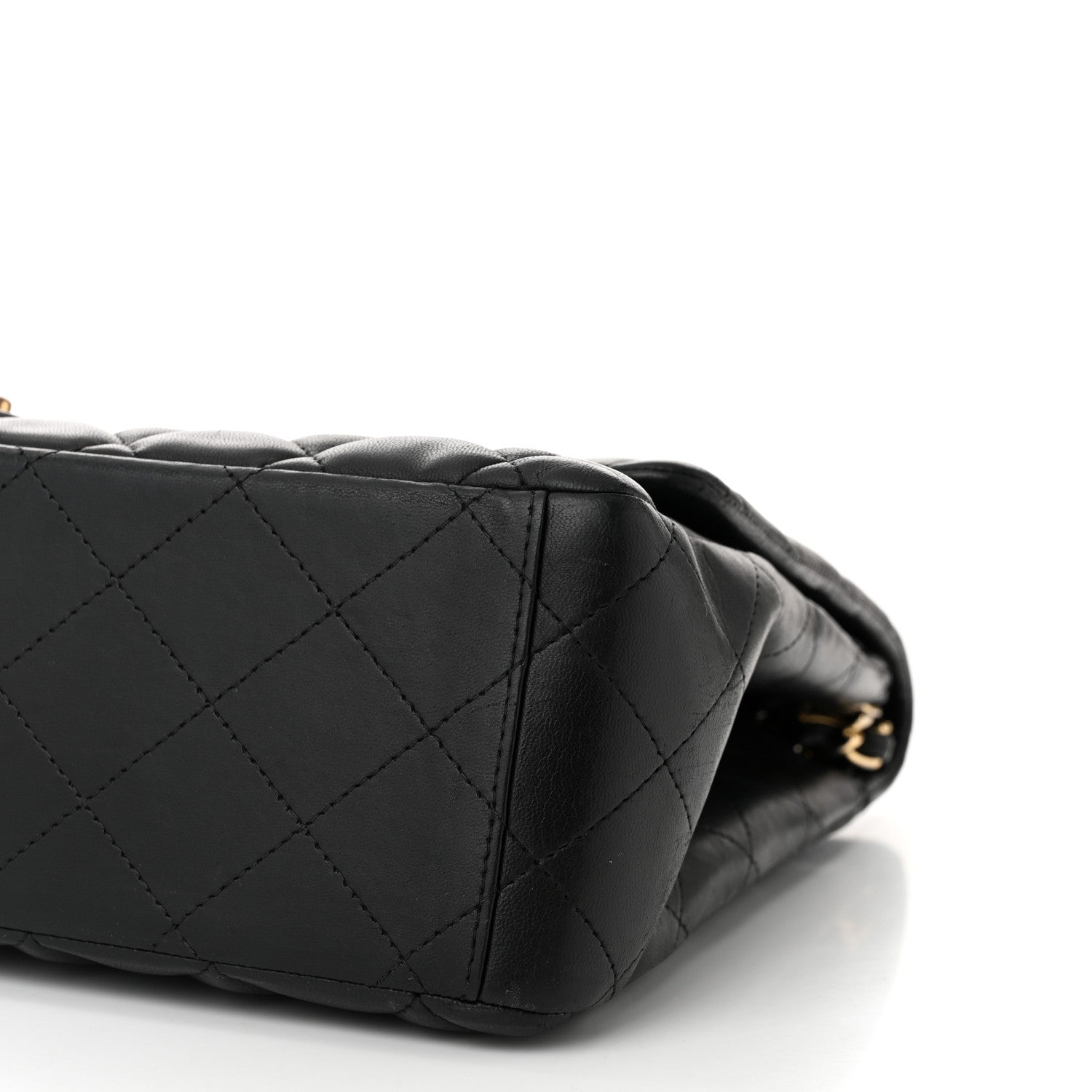 Chanel Lambskin Quilted Maxi Double Flap Black 10 of 10