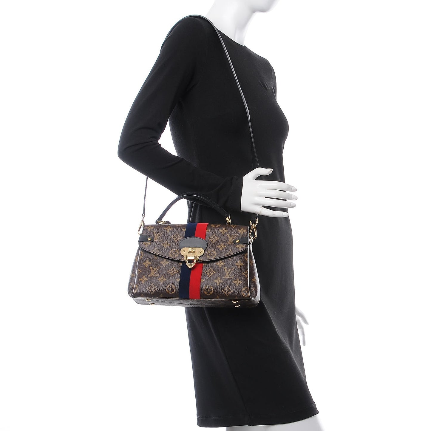 Monogram Georges BB Marine Cherry