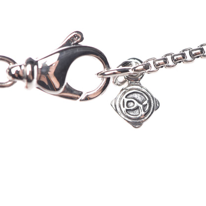 David Yurman Sterling Silver Diamond Black Orchid 7mm Petite Albion Necklace 8 of 8
