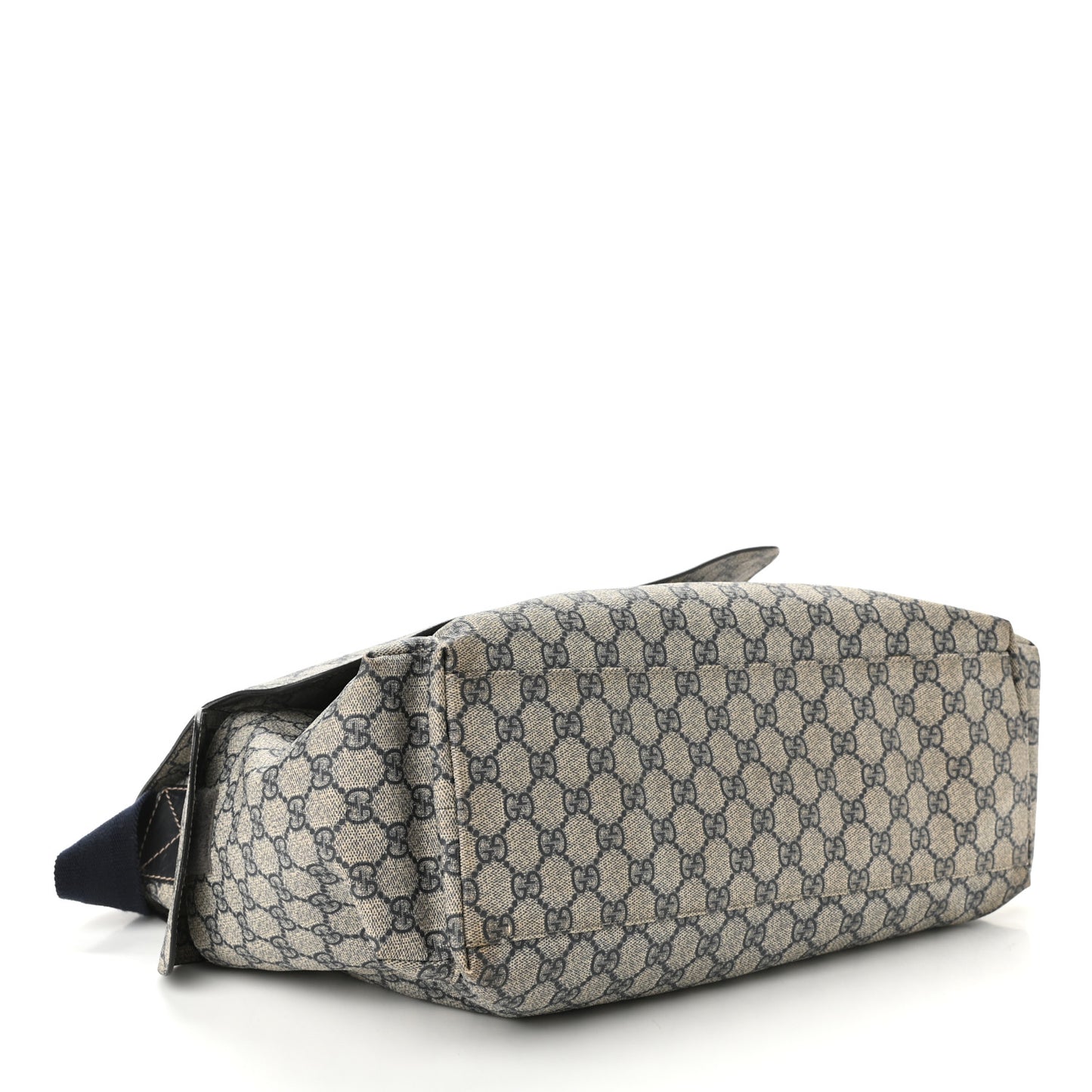 GG Plus Monogram Messenger Diaper Bag Navy