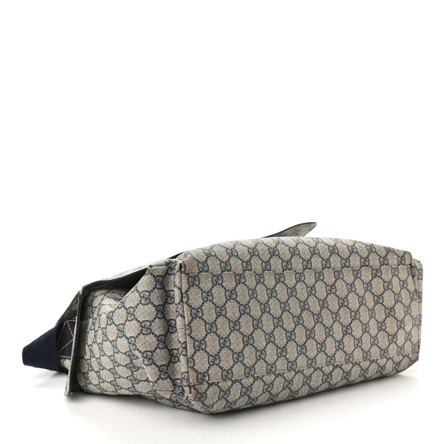 Gucci GG Plus Monogram Messenger Diaper Bag Navy 4 of 14