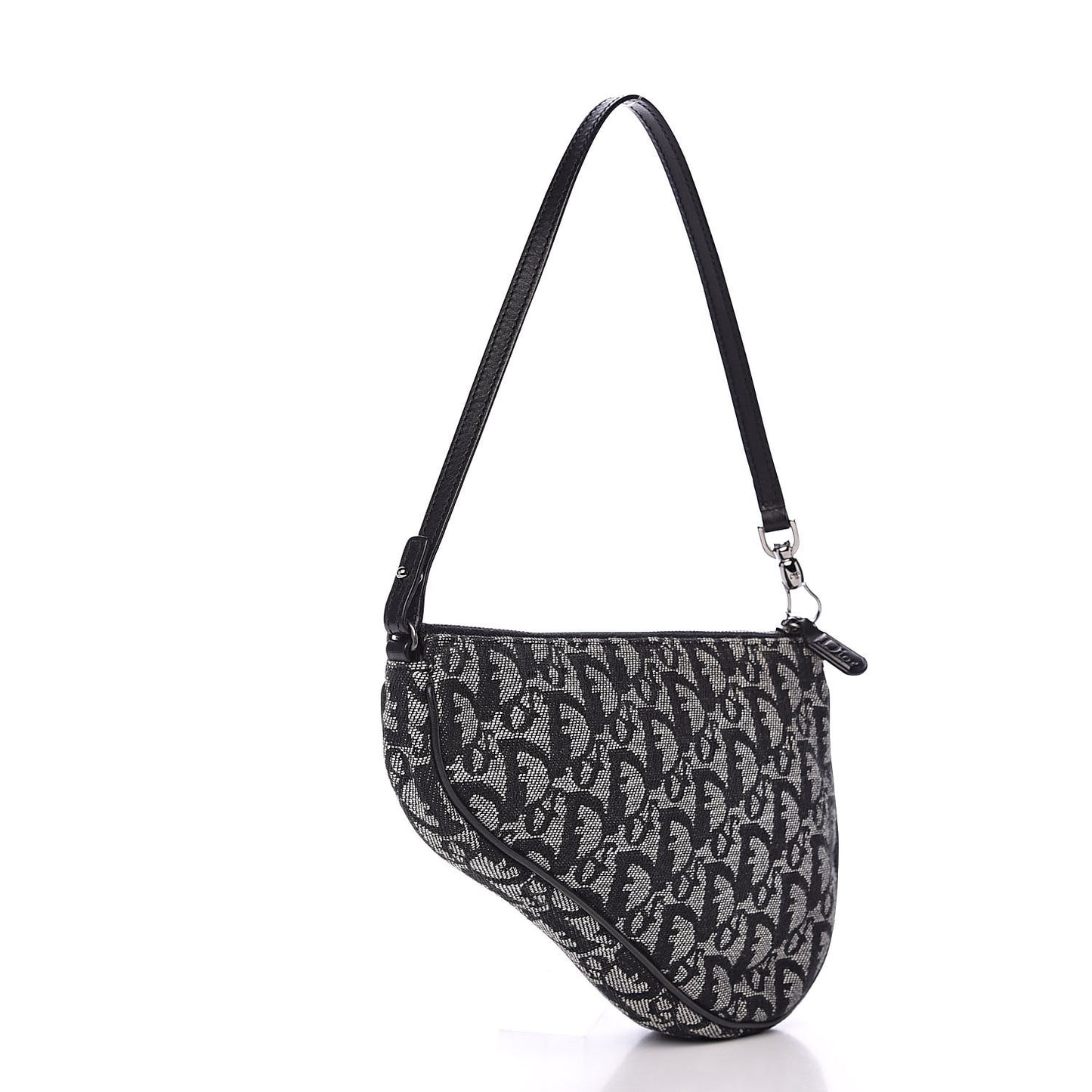 Monogram Mini Saddle Pochette Black