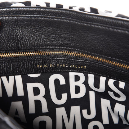 Marc Jacobs MARC by Pebbled Calfskin Classic Q Lil Ukita Satchel Black 6 of 6
