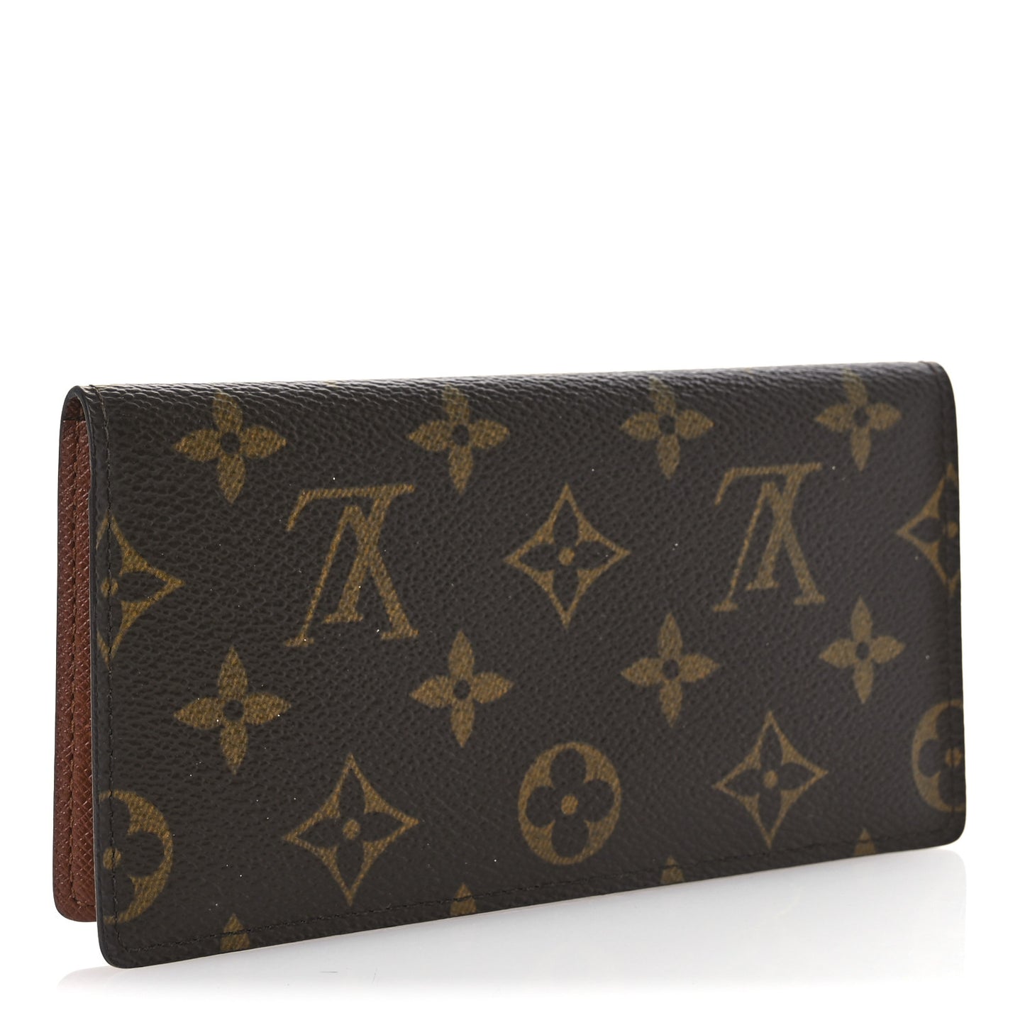 Monogram Simple Checkbook Holder Wallet Cover