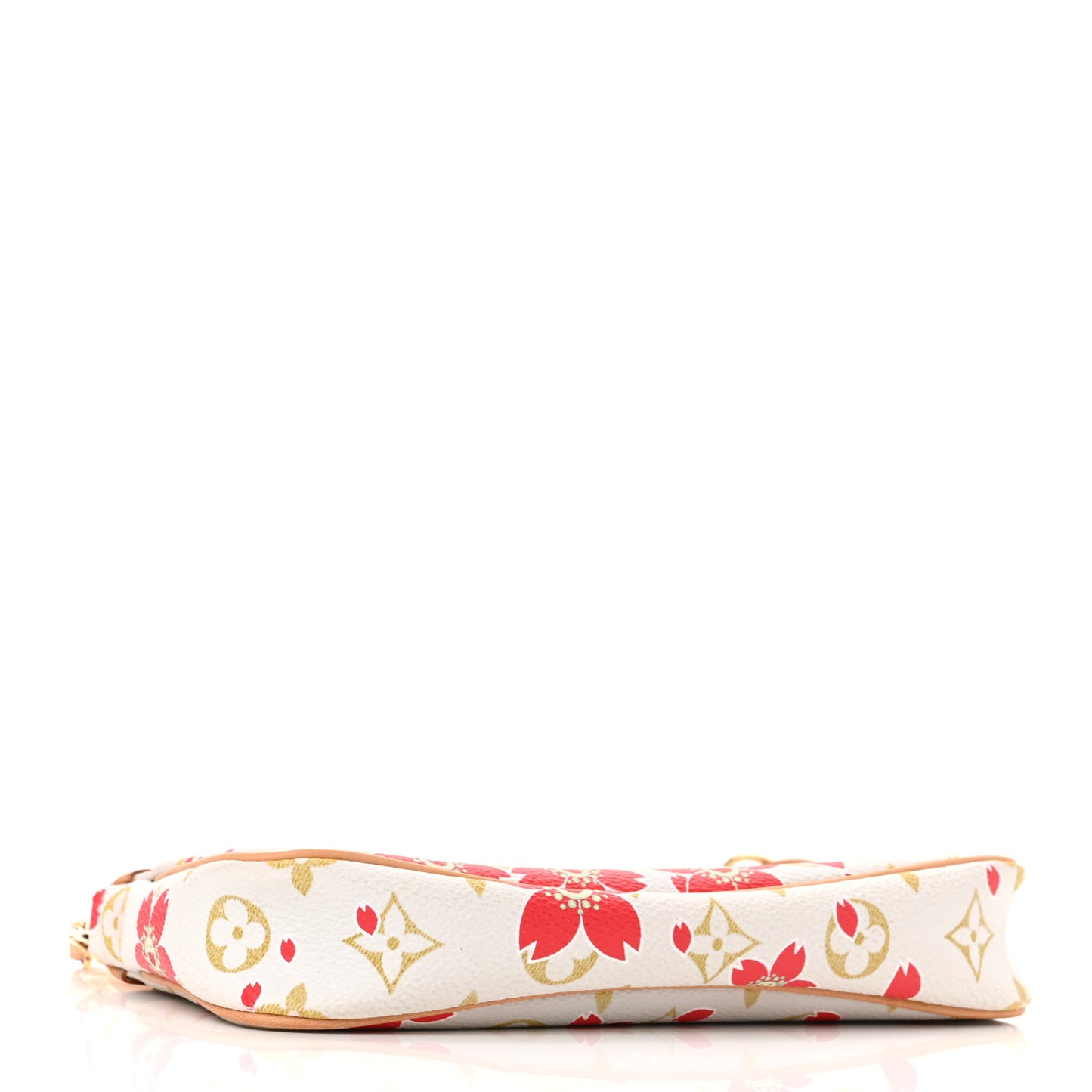 Monogram Cherry Blossom Pochette Accessories Red