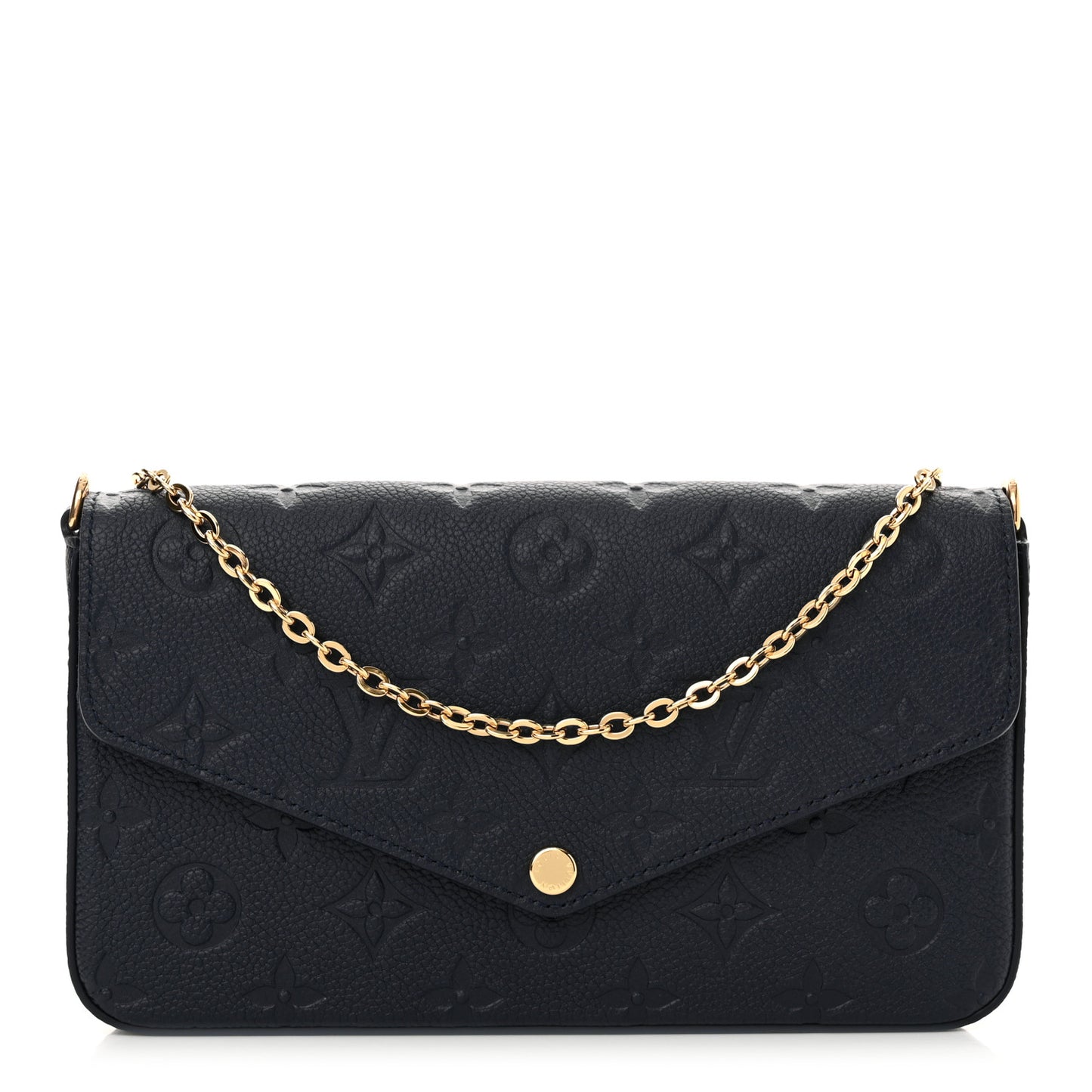 Empreinte Pochette Felicie Chain Wallet Navy