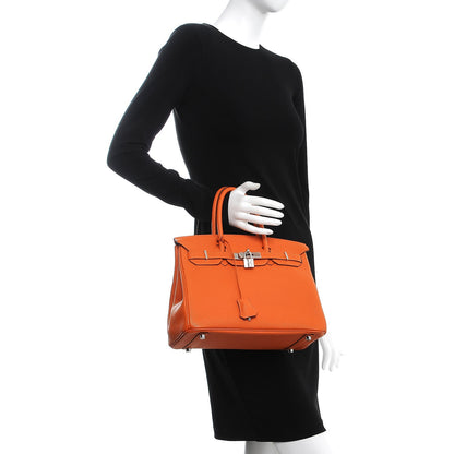 Hermes Togo Birkin 30 Orange 2 of 31