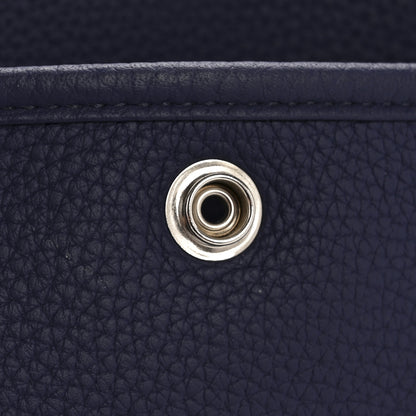 Hermes Taurillon Clemence Evelyne III PM Bleu Encre 11 of 12