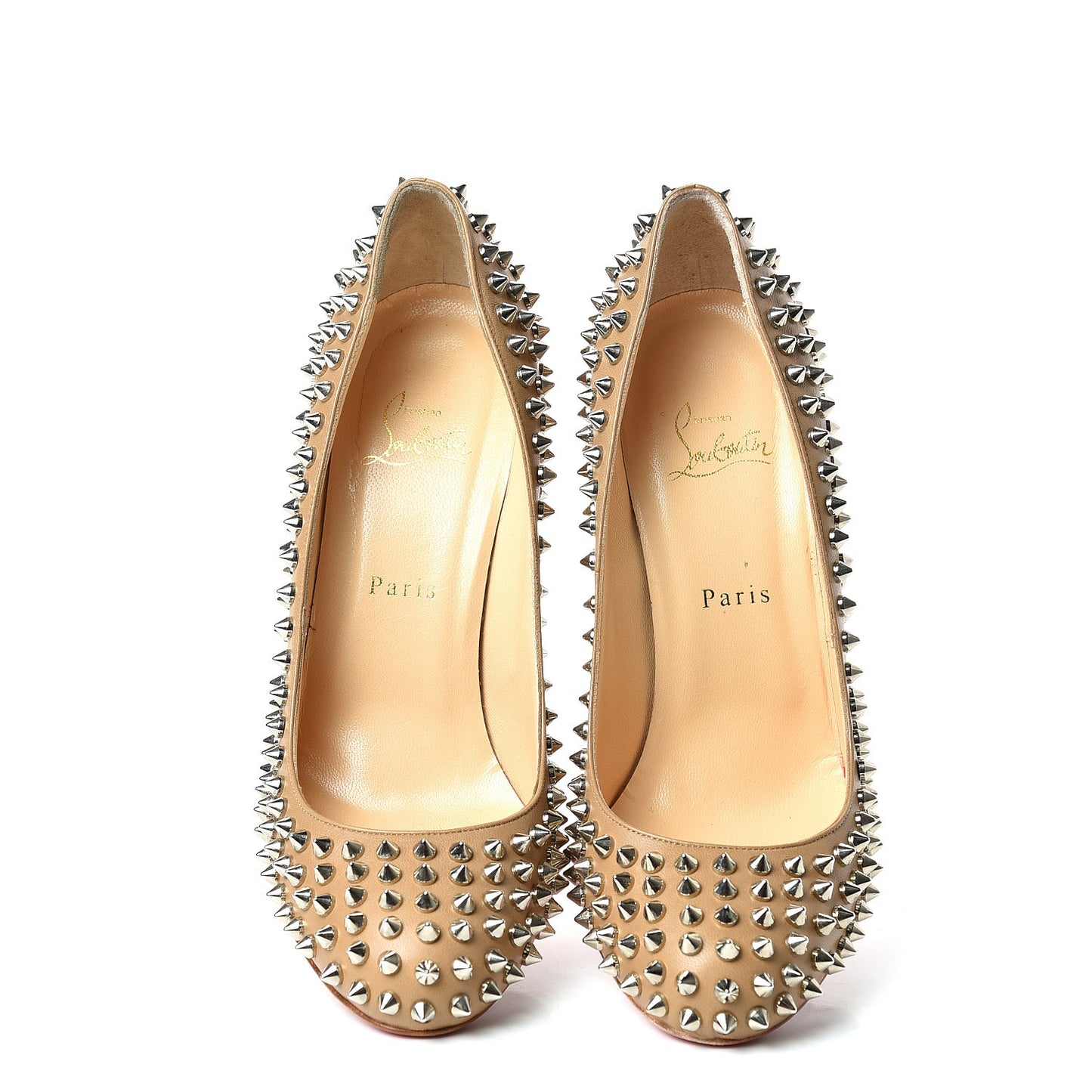 Nappa Fifi Spikes 100 Pumps 40 Corde Silver