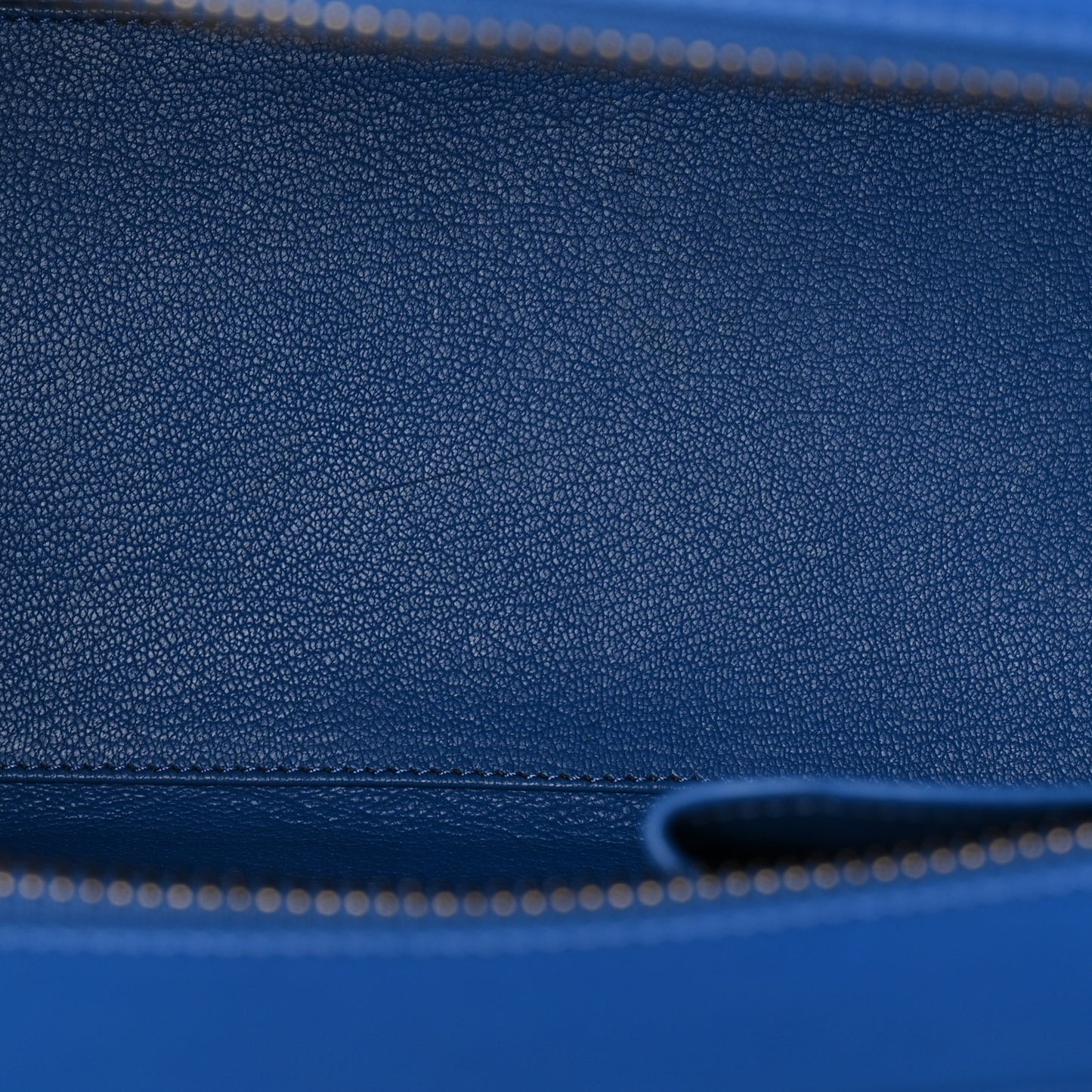 Smooth Calfskin Micro Luggage Royal Blue