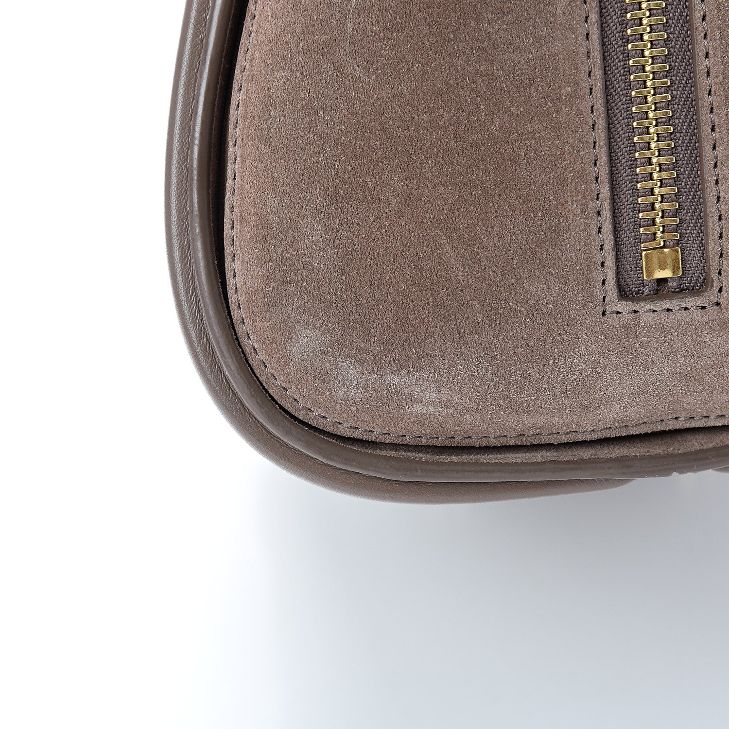 Alexander McQueen Calfskin Embossed Suede Large Heroine Tan 18 of 19