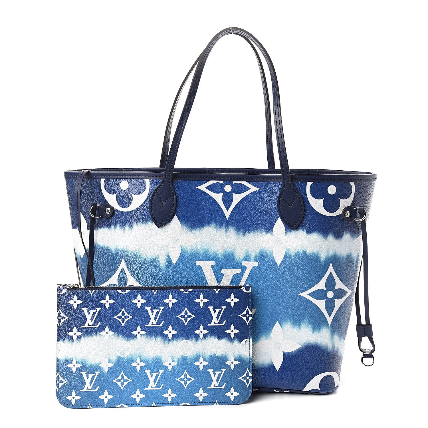 Louis Vuitton Monogram Escale Neverfull MM Blue 1 of 11