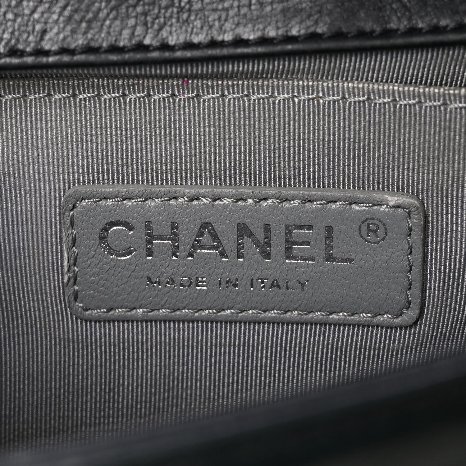 Chanel Calfskin Double Stitch Small Boy Flap Black 6 of 11