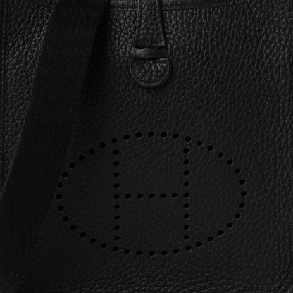Hermes Taurillon Clemence Evelyne TPM Black 8 of 11
