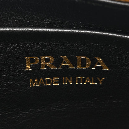 Prada Soft Calfskin Arque Shoulder Bag Vaniglia 6 of 10