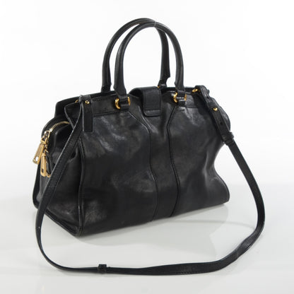 Saint Laurent Sheepskin Small Cabas ChYc Black 6 of 12
