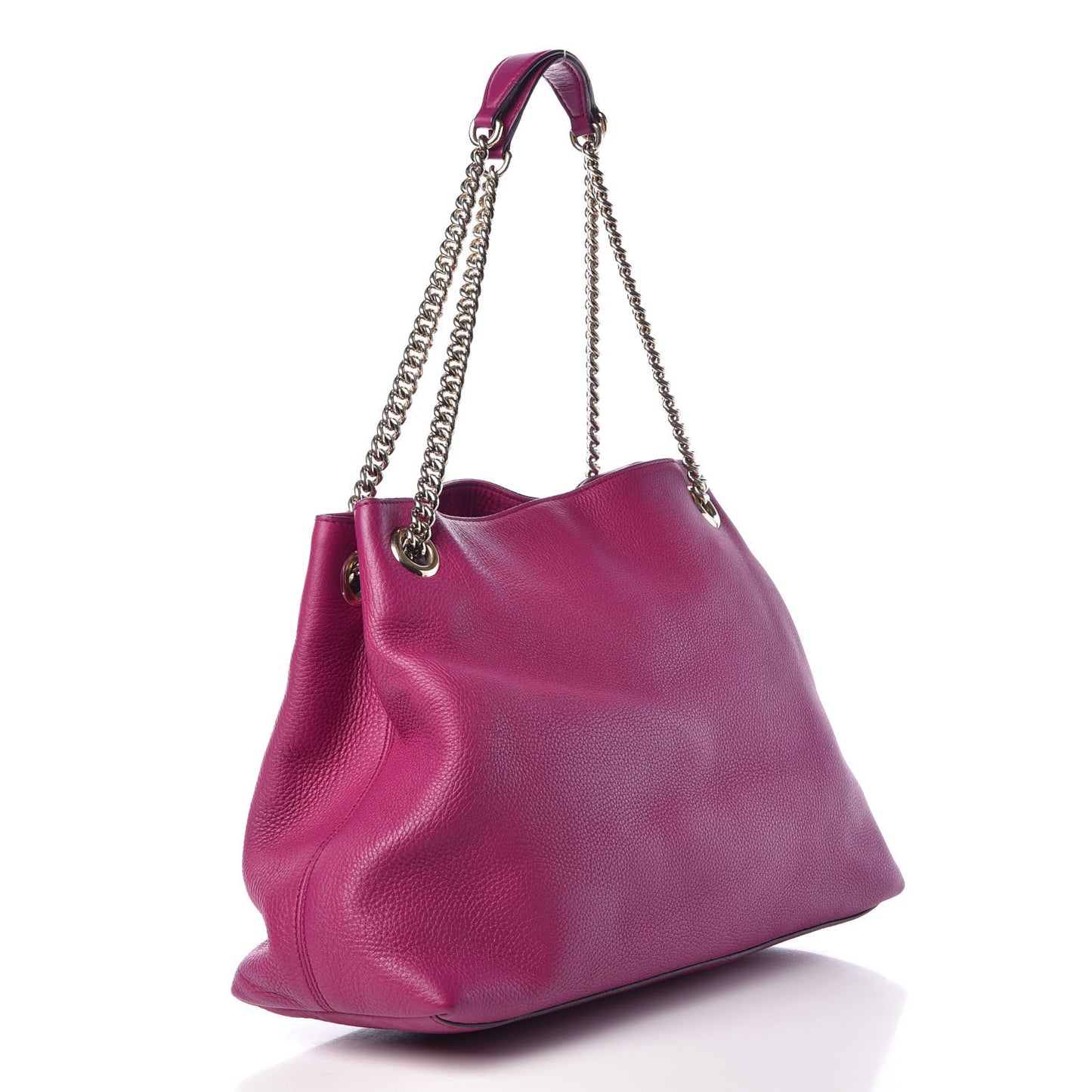 Cellarius Calfskin Medium Soho Chain Shoulder Bag Bright Bouganville