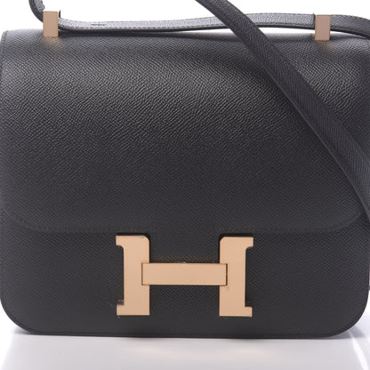 Hermes Epsom Constance 24 Black 8 of 11