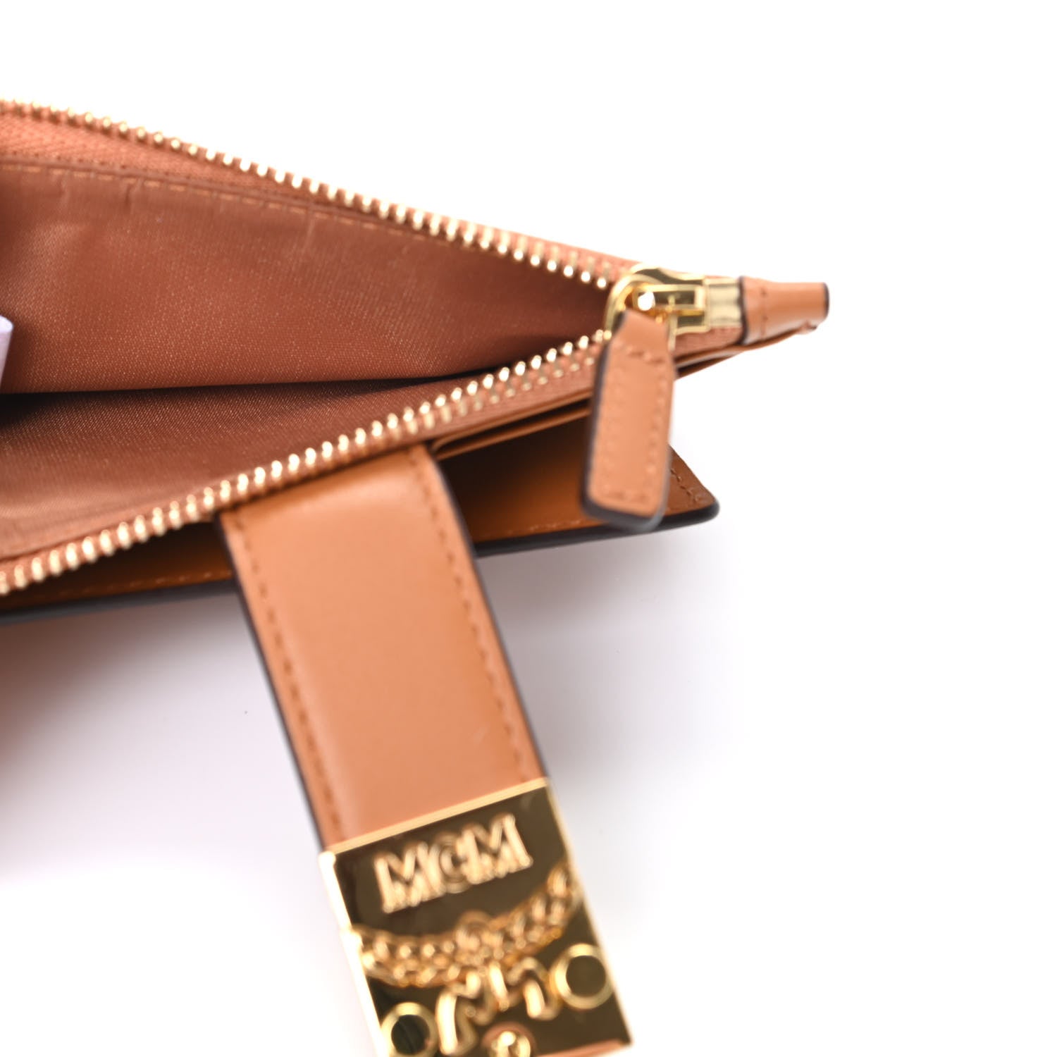 MCM Visetos Patricia Card Case Cognac 5 of 8
