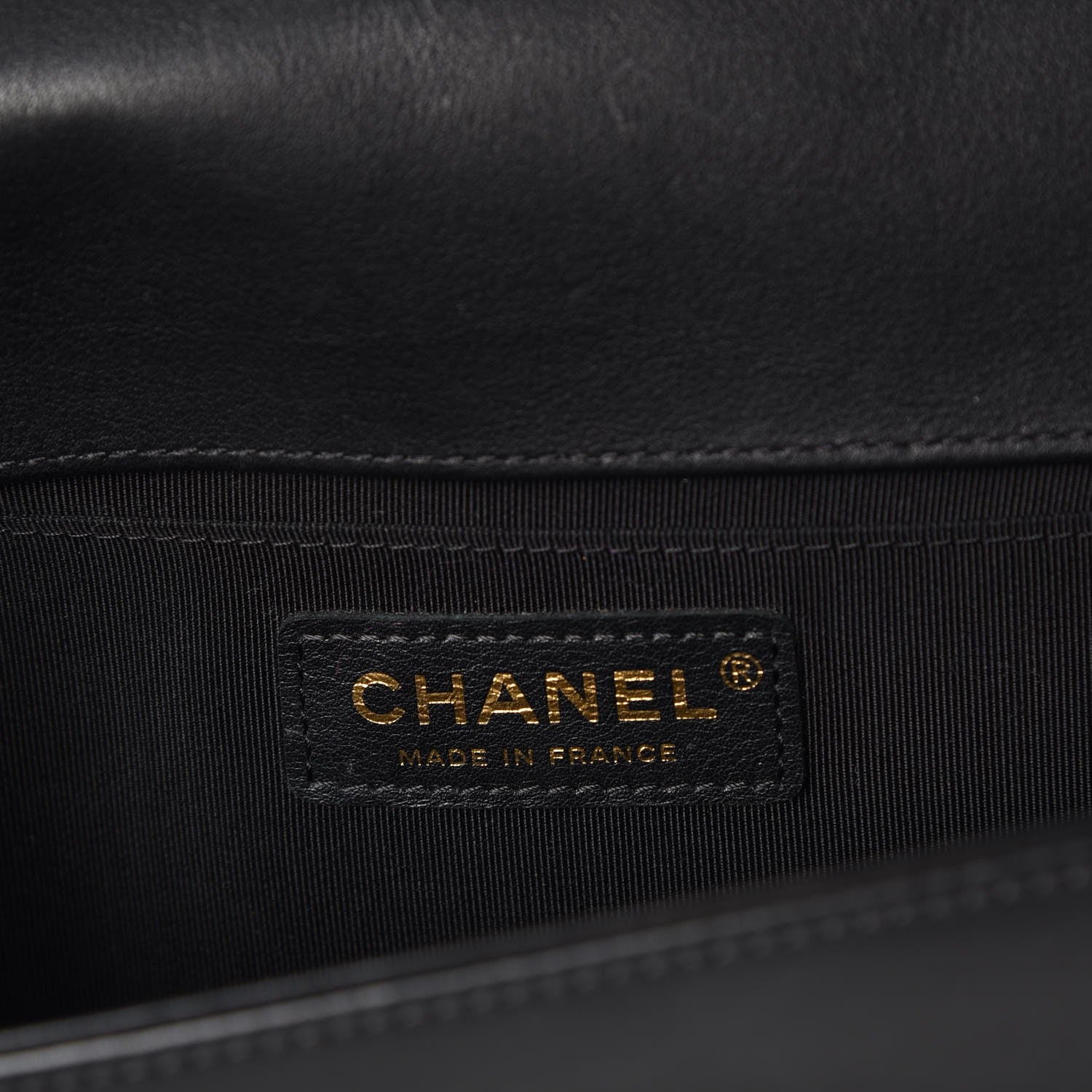 Chanel Lambskin Quilted Medium Boy Flap Black 6 of 8