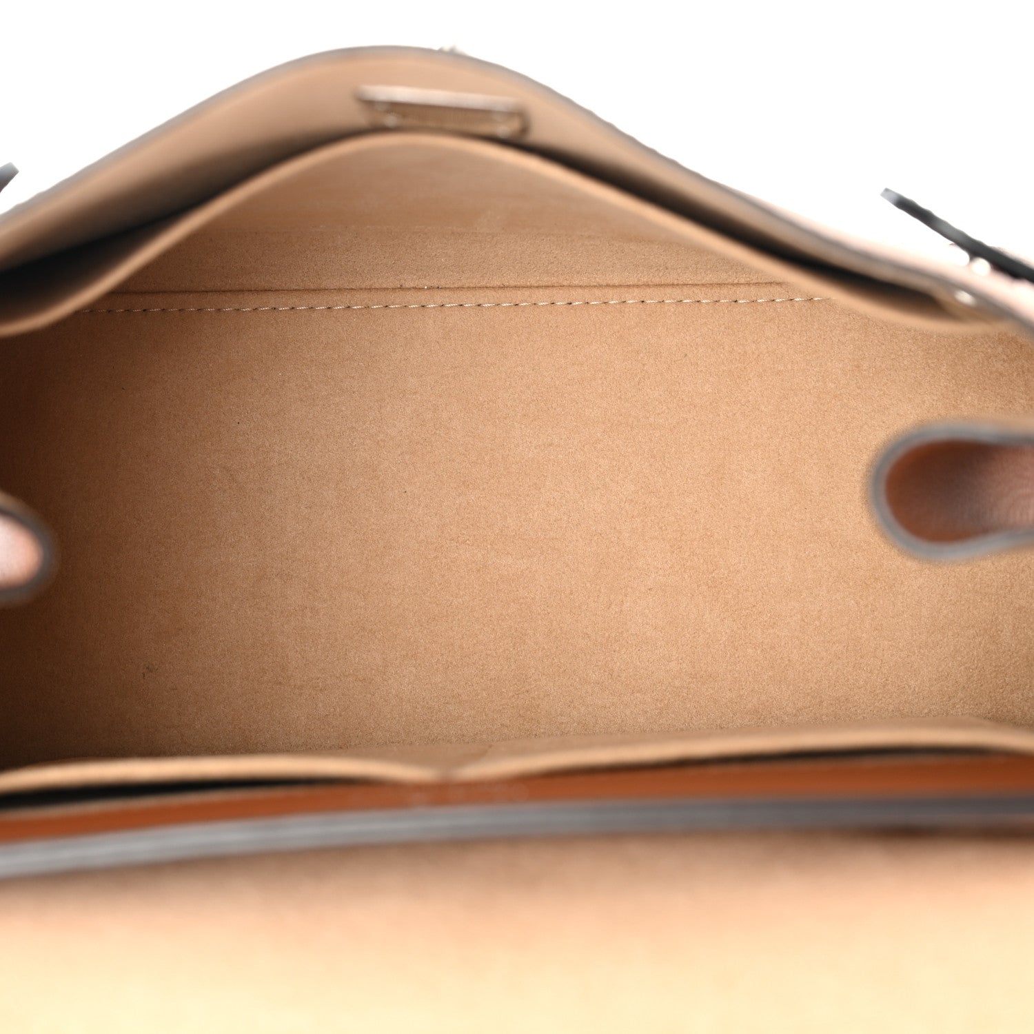 Louis Vuitton Soft Calfskin Lockme Ever Caramel Creme Black 5 of 9