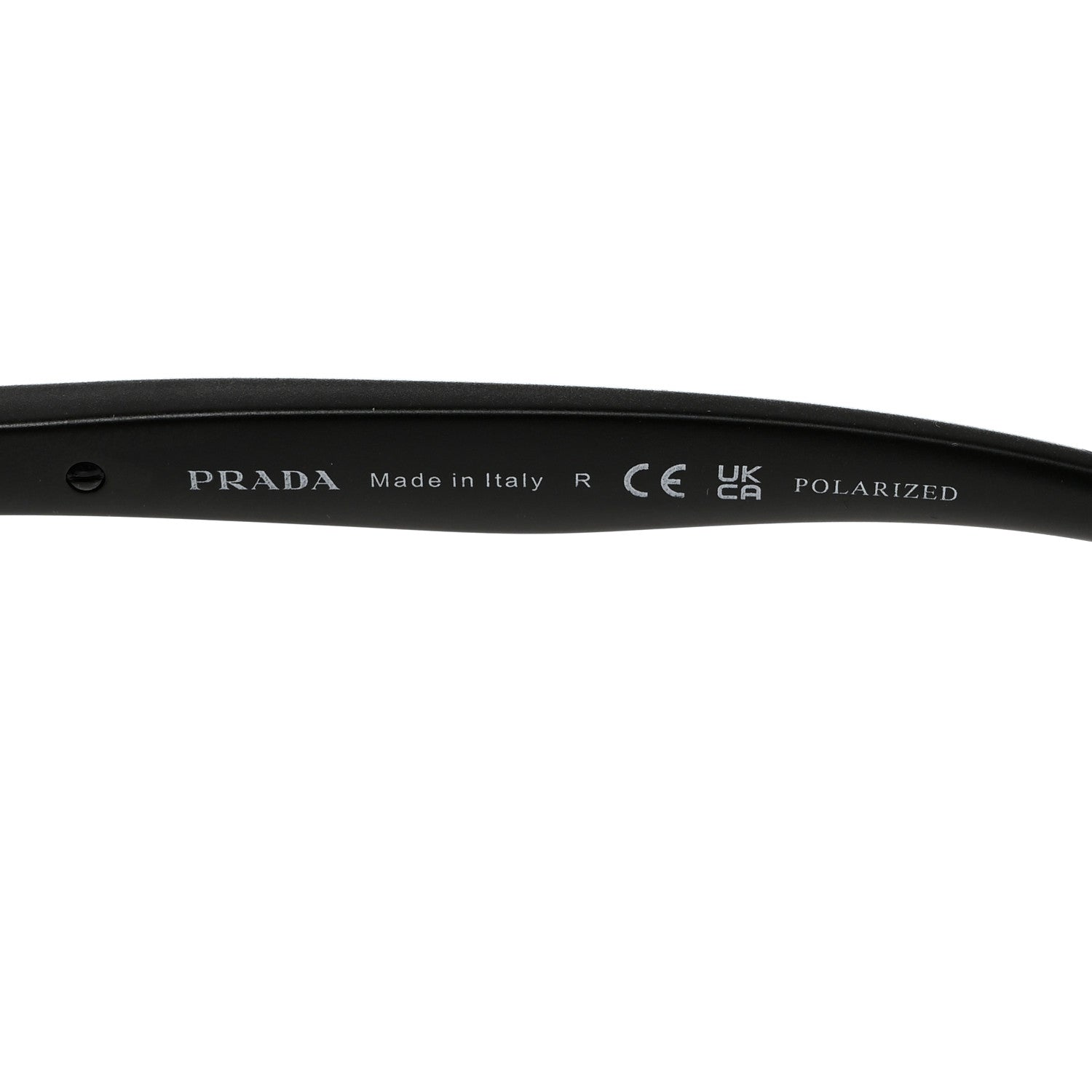 Prada Aviator Sunglasses SPS 53P Black Silver 6 of 7